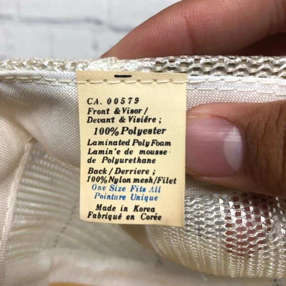 Vintage Trucker Hat Cap Snapback White Knut's Welding Ltd. Stettler Welder Mesh - Picture 7 of 8